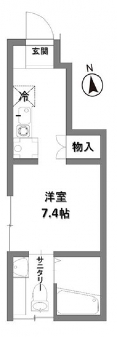 カルテット池袋の間取り図
