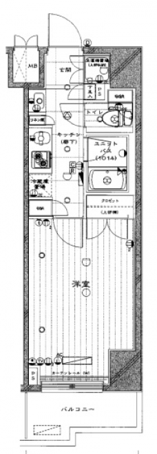 ルーブル板橋区役所前の間取り図
