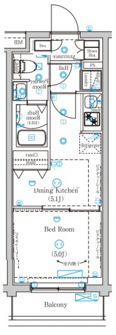 Mind Higashijujoの間取り図