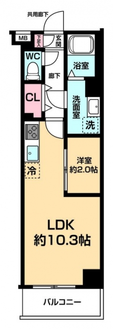 ＡＲＣＯＢＡＬＥＮＯ ＤＡＩＳＨＩＭＡＥの間取り図