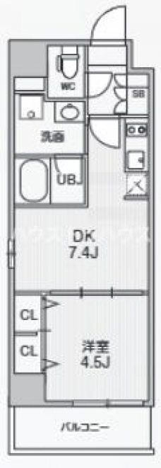 Alivis東十条の間取り図
