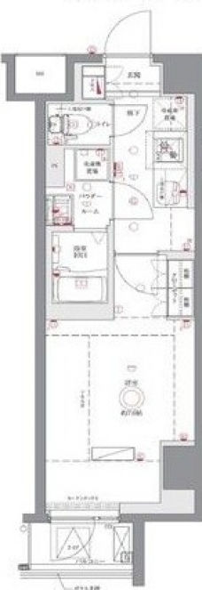 AZEST浮間舟渡Ⅱの間取り図