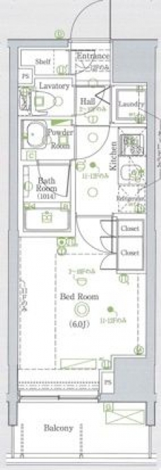 グラントゥルース巣鴨の間取り図
