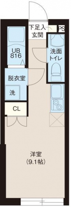 レピュア池袋本町レジデンスWESTの間取り図