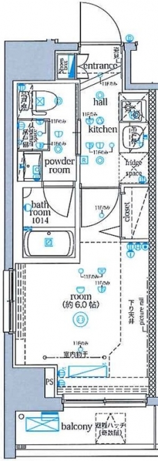 エル・グランジュテ西川口の間取り図