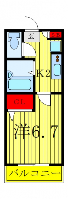 シドニーハウスの間取り図