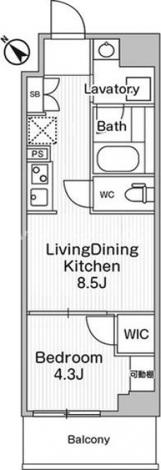コンフォリア・リヴ巣鴨の間取り図