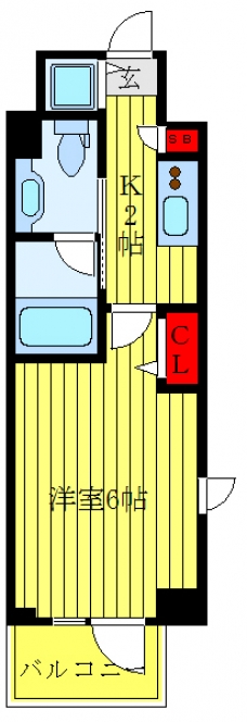 エミリブ池袋の間取り図