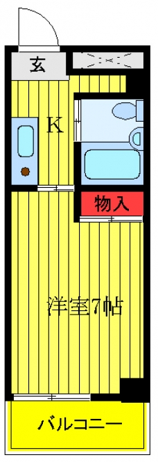 ２１オギサカ志村坂上の間取り図