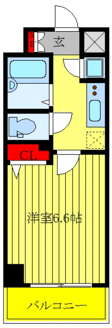 ヴェルト湯島の間取り図