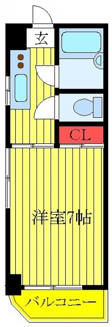 フジマツ第2ビルの間取り図