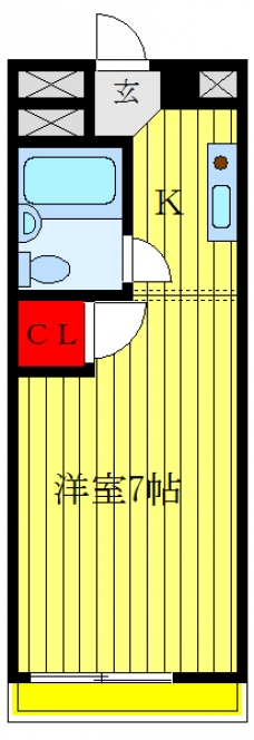 パインヒルズの間取り図