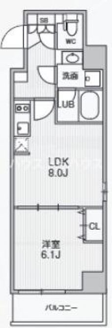 Alivis東十条の間取り図