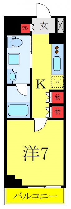 KDXレジデンス中板橋の間取り図