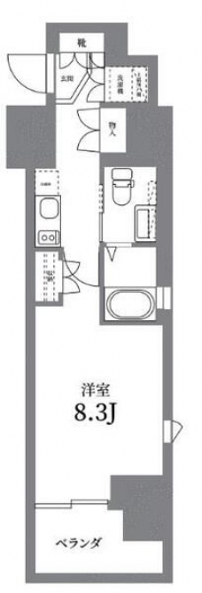 コンシェリア駒込アネックスの間取り図