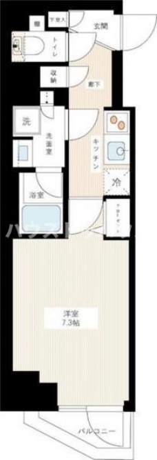 ＡＺＥＳＴ千住大橋の間取り図