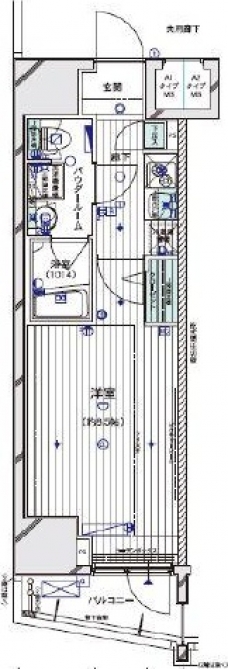 メインステージ大山Ⅱの間取り図