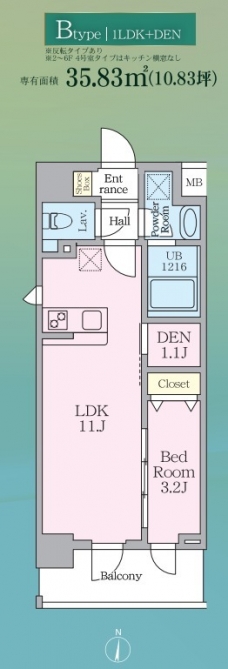 ルフォンリヴェント板橋西台の間取り図