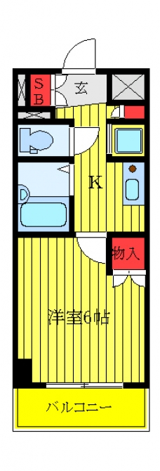 ヴェルト板橋イーストの間取り図