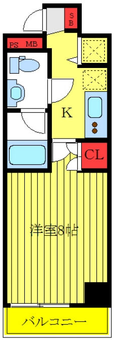 ドルチェ東京赤羽の間取り図