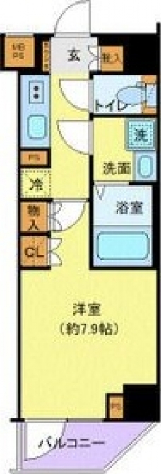 クレヴィスタ綾瀬Ⅱの間取り図