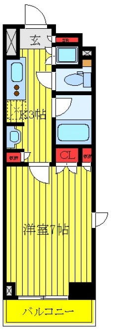 ルーブル中板橋の間取り図