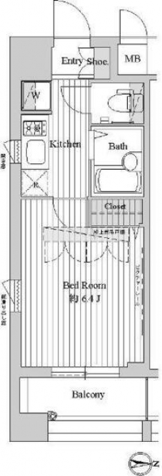 ドゥーエ練馬Ⅱの間取り図