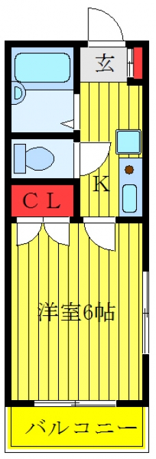 ヴァンテ赤羽の間取り図