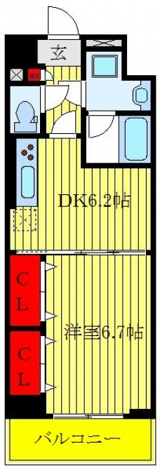 パトリス小豆沢の間取り図