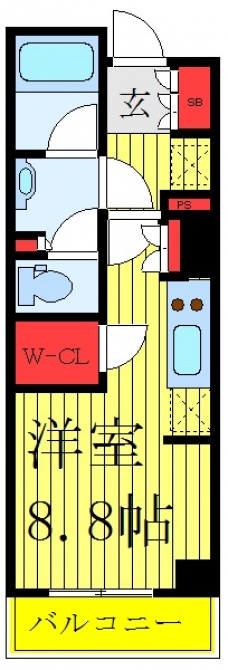パークアクシス御茶ノ水の間取り図
