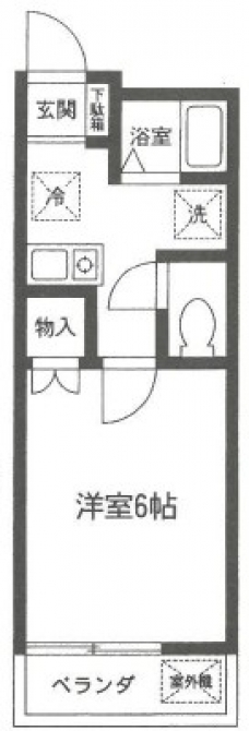 メゾンタチバナ Aの間取り図