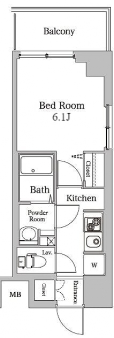 N-stage南鳩ヶ谷の間取り図
