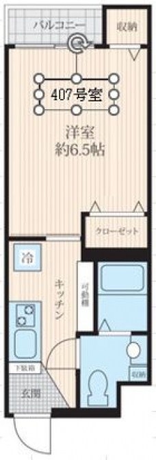 Fossette西川口の間取り図