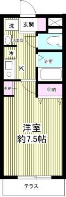 鳩ヶ谷ハウスの間取り図