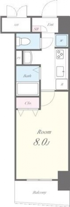 カーサ　フェリーチェの間取り図