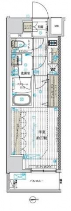 フュージョナル北綾瀬の間取り図