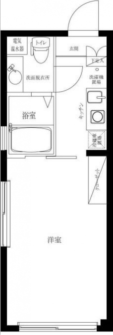 Fresco上十条の間取り図