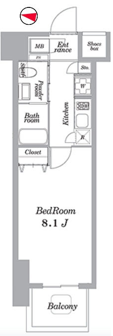 ライトハウス大塚の間取り図