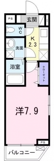 ボクー リジェールの間取り図