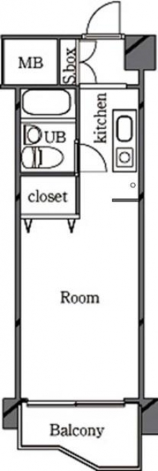 萬ビルの間取り図