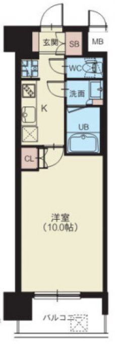 スプランディッド南千住の間取り図