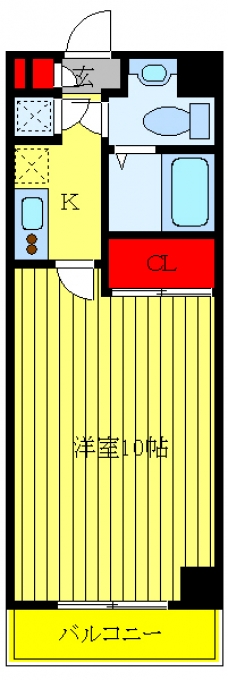 アルファコート川口2の間取り図
