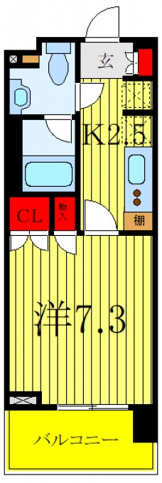 プリムヴェーレの間取り図