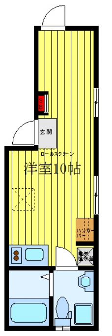 ホワイトキューブ駒込の間取り図