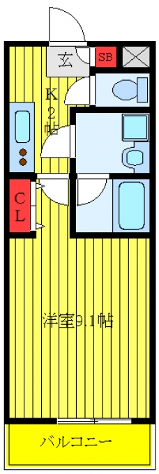 ネクスト　グラシアの間取り図