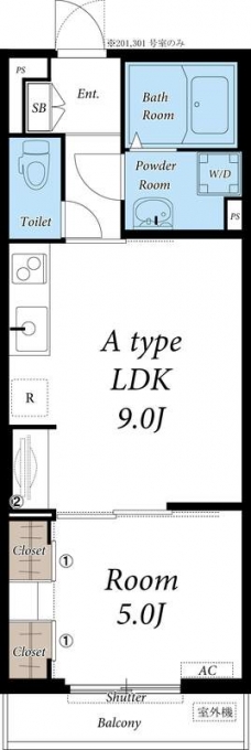 リブリ・アヴニール・ドレの間取り図