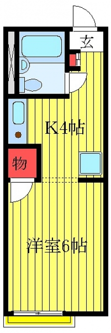 グリーンパーク飛鳥の間取り図