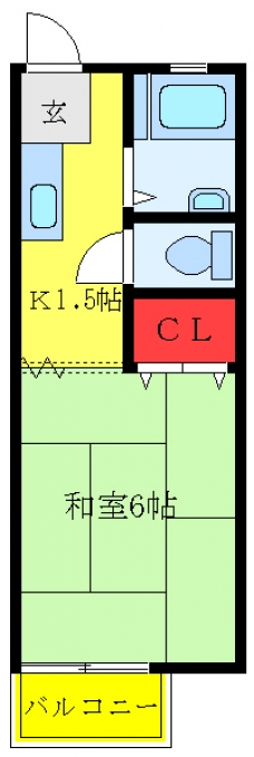 さくらハイツの間取り図