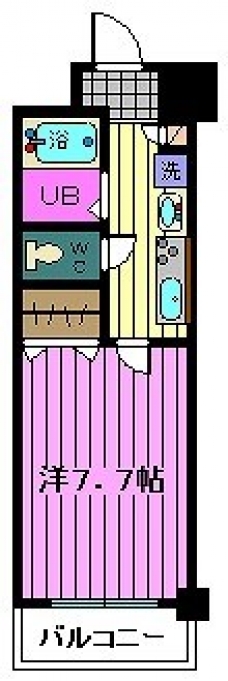 新坂ラテストの間取り図