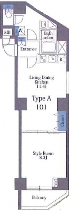 リリーフォート板橋大山の間取り図